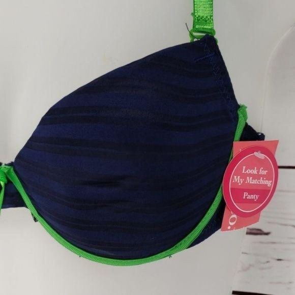 Mix & Co Women's New 2 Pack Pink Navy Blue Bra Sets 34C - Picture 7 of 9